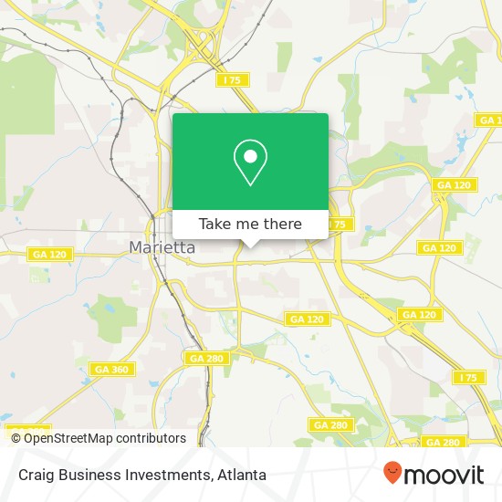 Craig Business Investments map