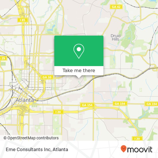 Eme Consultants Inc map