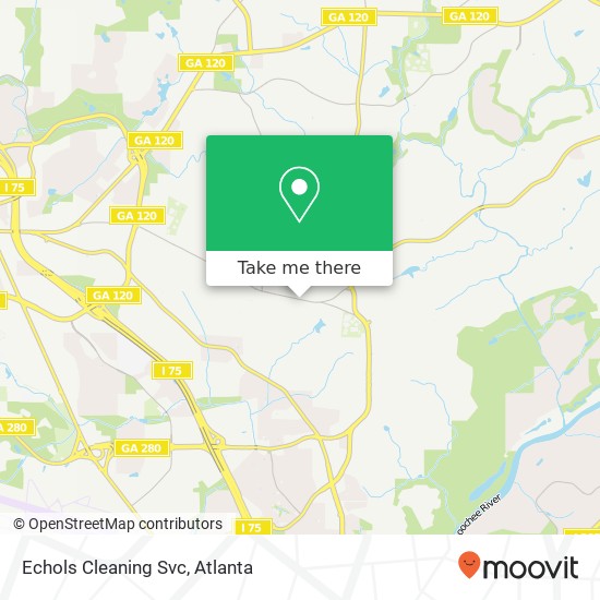 Echols Cleaning Svc map