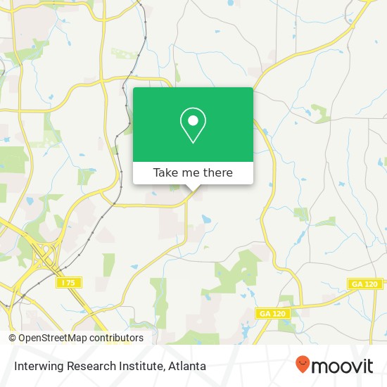 Interwing Research Institute map