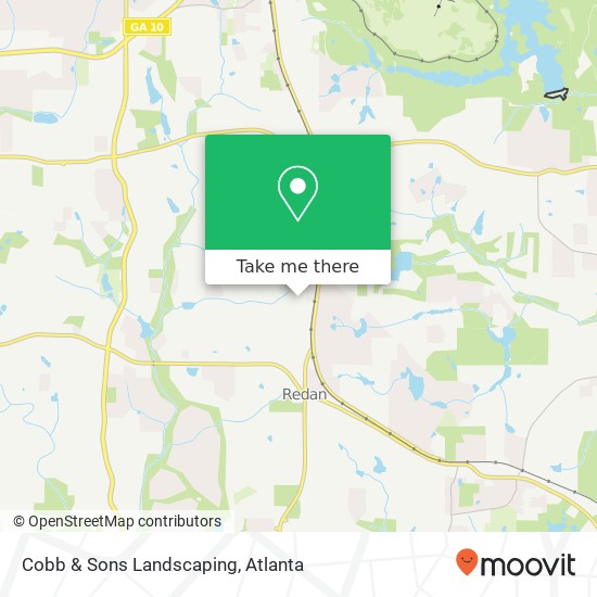 Cobb & Sons Landscaping map