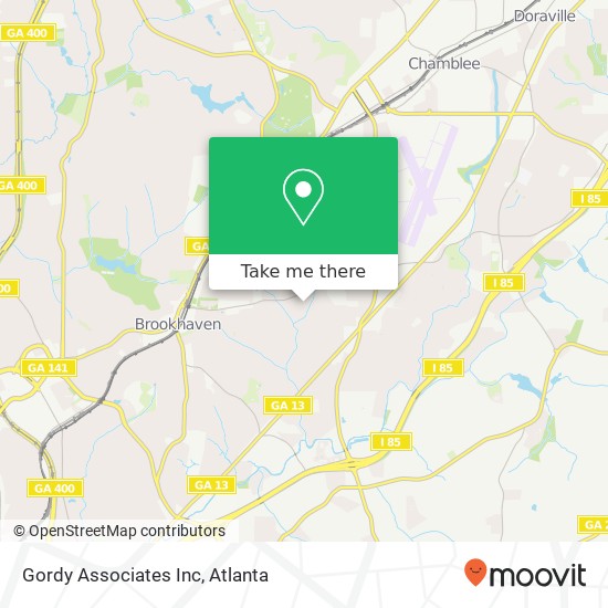 Gordy Associates Inc map