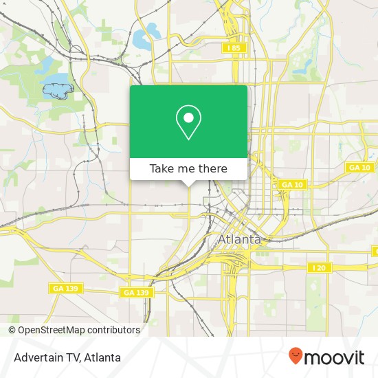 Advertain TV map