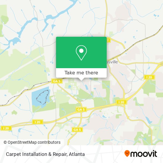 Carpet Installation & Repair map