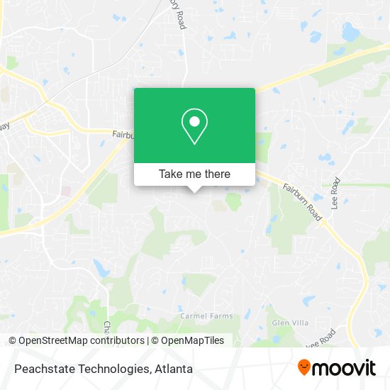 Peachstate Technologies map