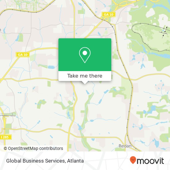 Mapa de Global Business Services