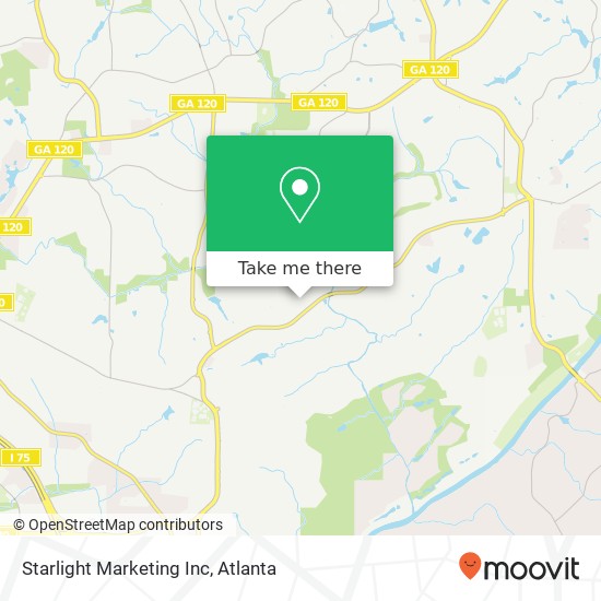 Starlight Marketing Inc map