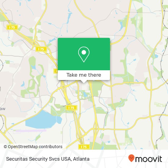 Mapa de Securitas Security Svcs USA