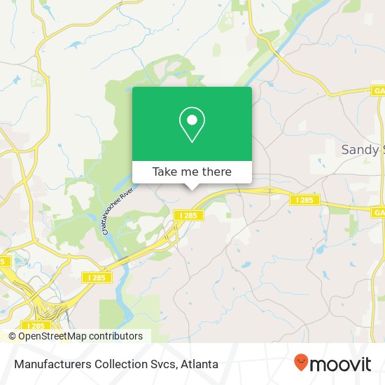 Mapa de Manufacturers Collection Svcs