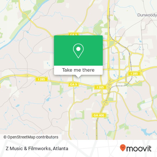 Z Music & Filmworks map