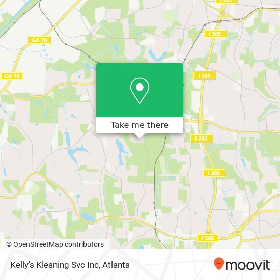 Mapa de Kelly's Kleaning Svc Inc