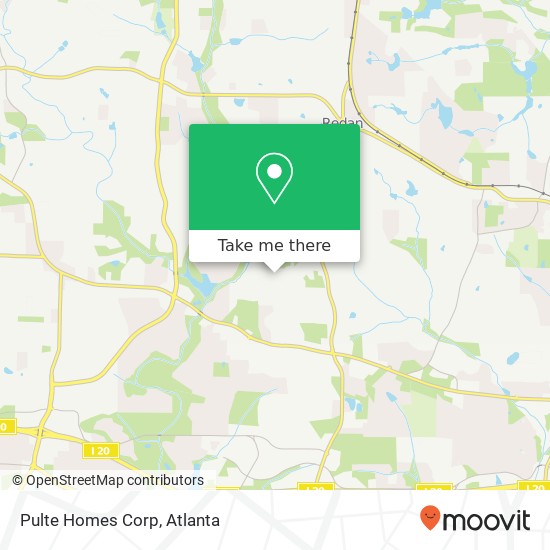 Pulte Homes Corp map