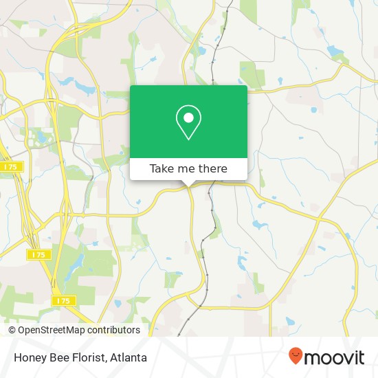 Honey Bee Florist map