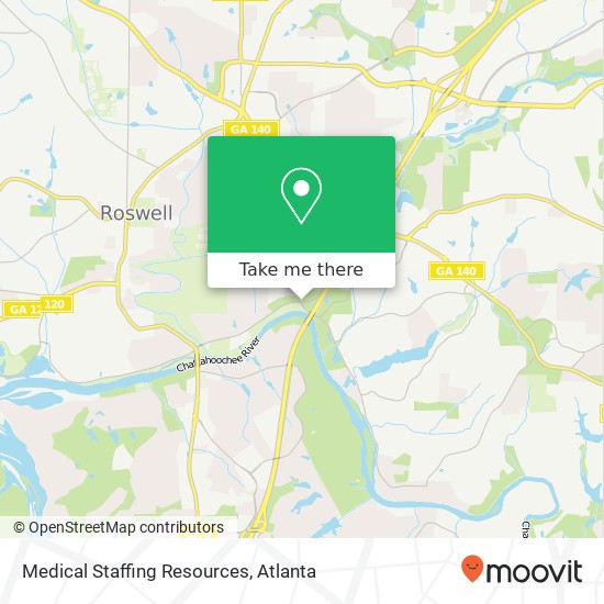 Medical Staffing Resources map