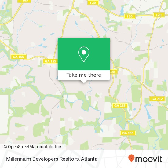 Millennium Developers Realtors map