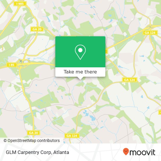 GLM Carpentry Corp map