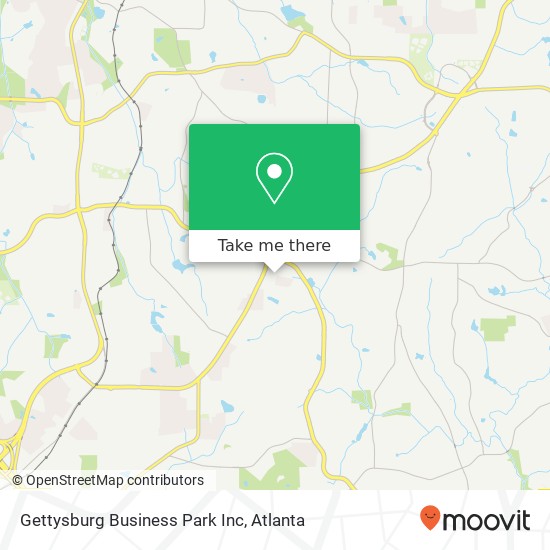 Gettysburg Business Park Inc map