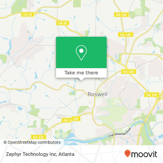 Zephyr Technology Inc map