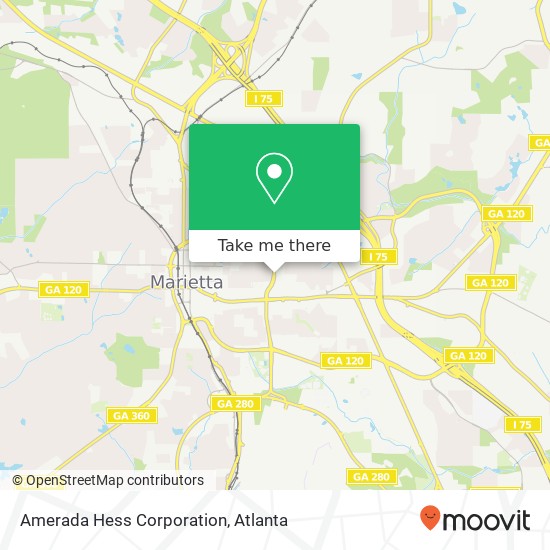 Amerada Hess Corporation map