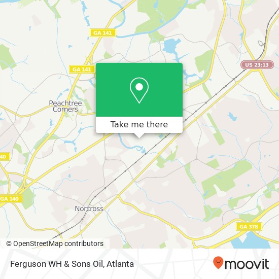 Ferguson WH & Sons Oil map