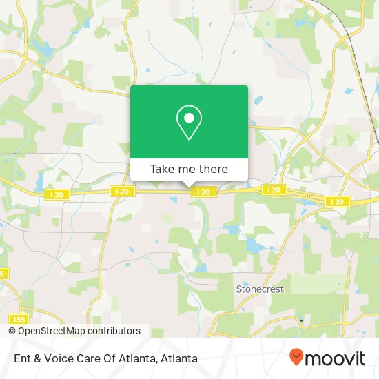 Mapa de Ent & Voice Care Of Atlanta