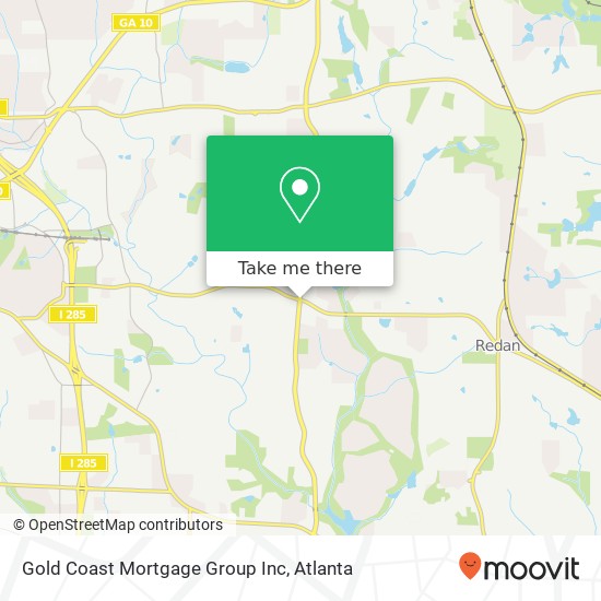 Mapa de Gold Coast Mortgage Group Inc