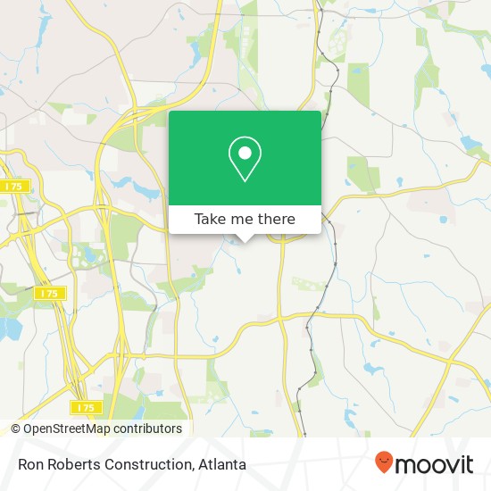 Ron Roberts Construction map
