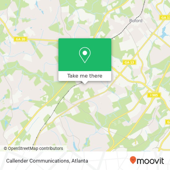 Callender Communications map