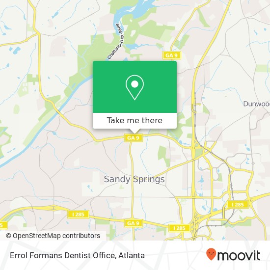 Mapa de Errol Formans Dentist Office