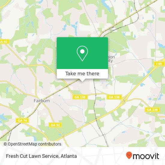 Mapa de Fresh Cut Lawn Service