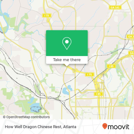 Mapa de How Well Dragon Chinese Rest