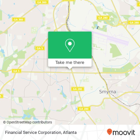 Financial Service Corporation map