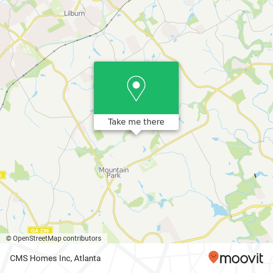 CMS Homes Inc map