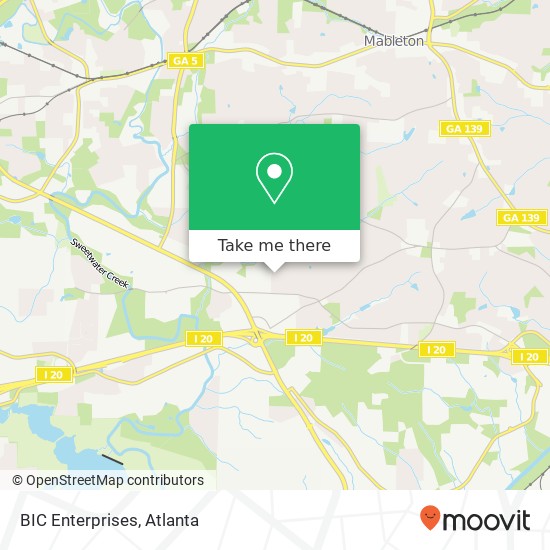 BIC Enterprises map