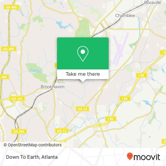 Down To Earth map