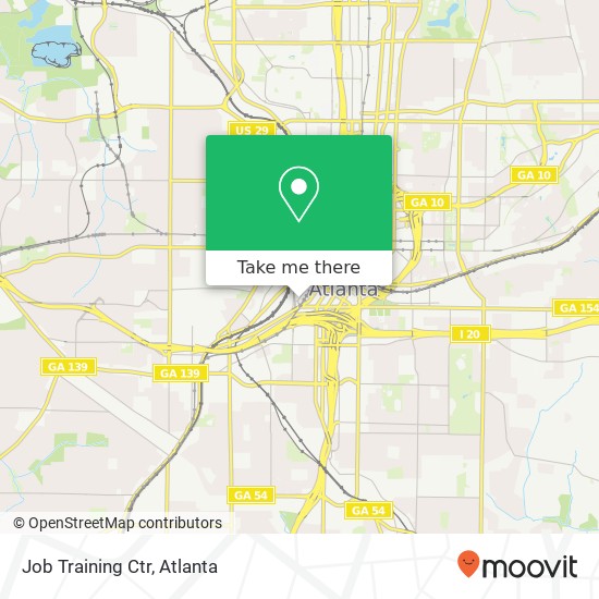 Job Training Ctr map