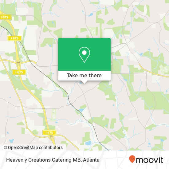 Heavenly Creations Catering MB map