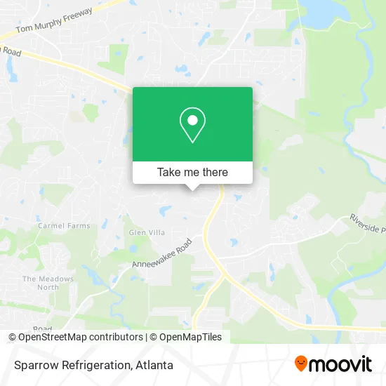 Sparrow Refrigeration map