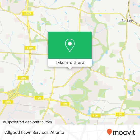 Allgood Lawn Services map