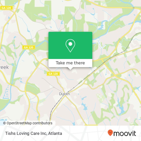 Mapa de Tishs Loving Care Inc