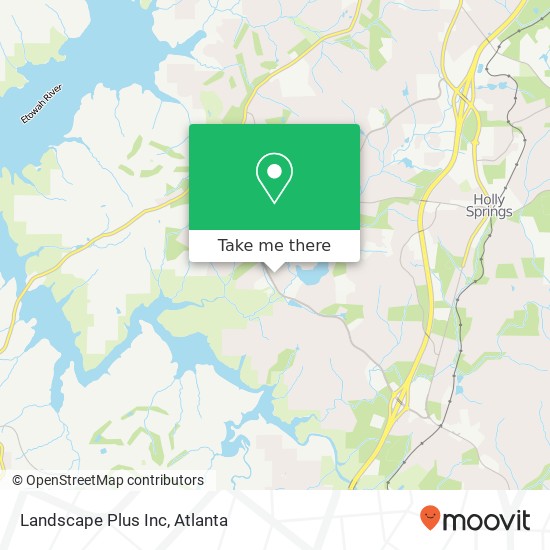 Landscape Plus Inc map