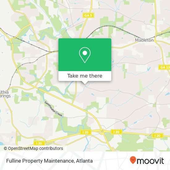 Fulline Property Maintenance map