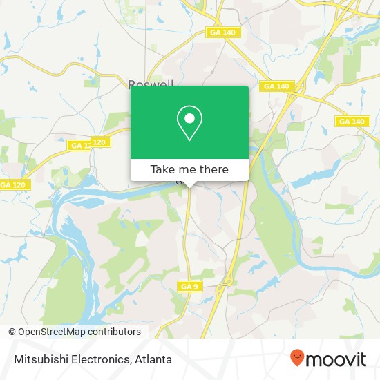 Mitsubishi Electronics map