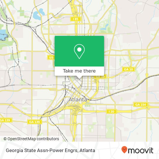 Georgia State Assn-Power Engrs map
