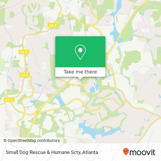 Small Dog Rescue & Humane Scty map