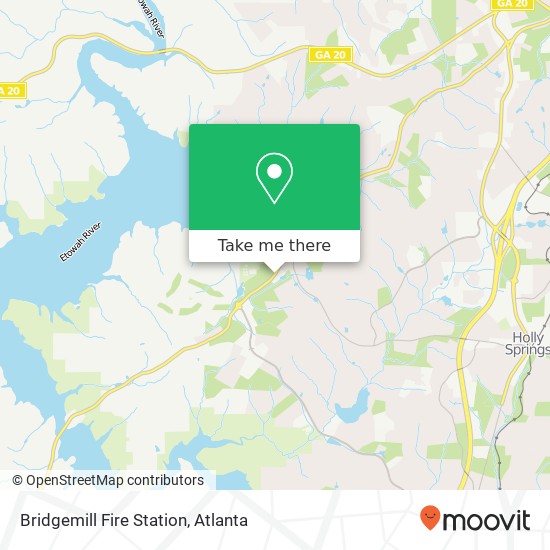 Mapa de Bridgemill Fire Station
