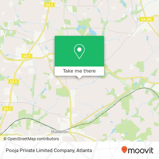 Mapa de Pooja Private Limited Company