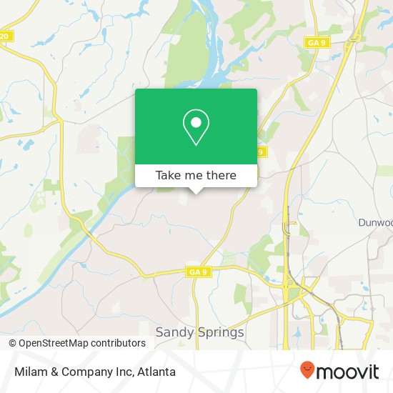 Mapa de Milam & Company Inc