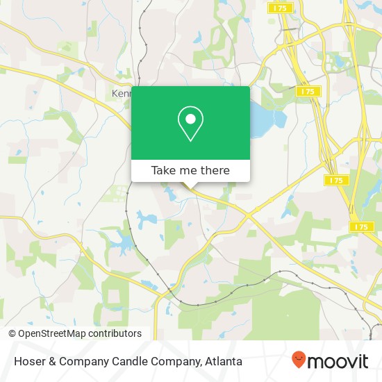 Hoser & Company Candle Company map