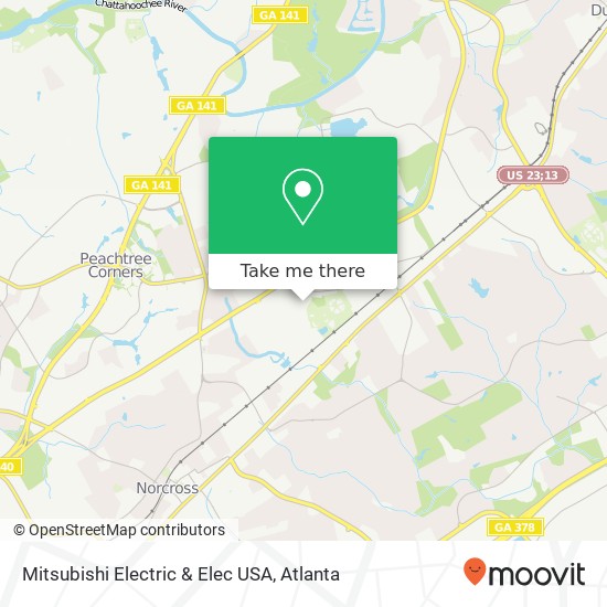 Mitsubishi Electric & Elec USA map